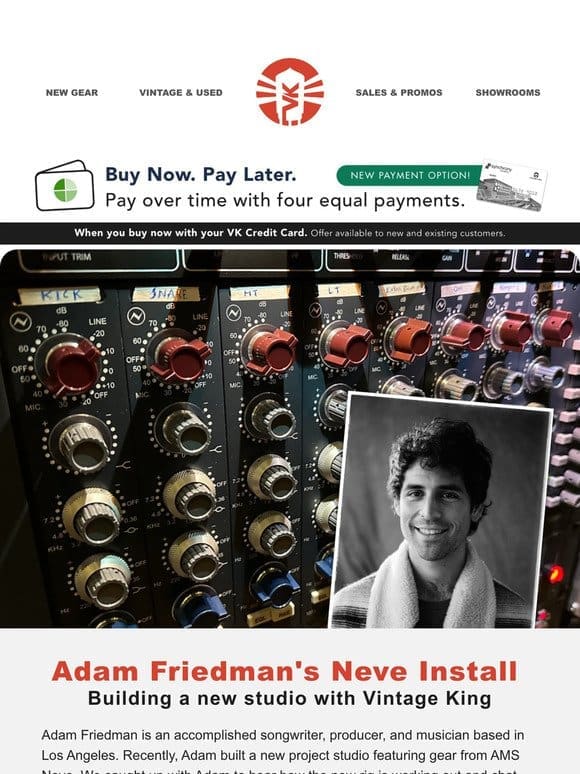Adam Friedman Shares His New Rig