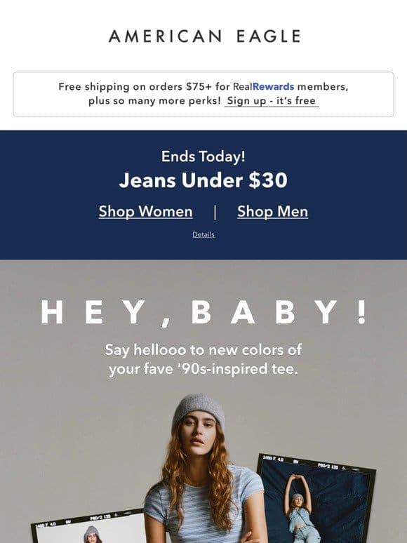 Add to cart ASAP! Jeans under $30 is about to end…