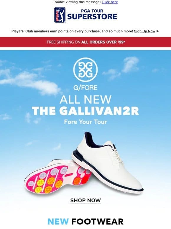 All New: THE GALLIVAN2R From G/FORE