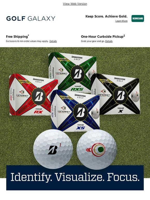 All-new Bridgestone golf balls are here!  ­