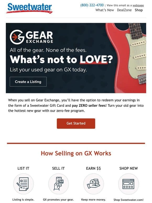 All of the Gear. None of the Fees!