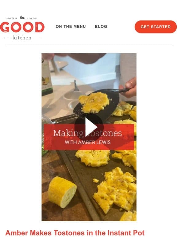 Amber Makes Tostones at Home