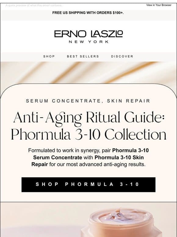 Anti-Aging with Phormula 3-10