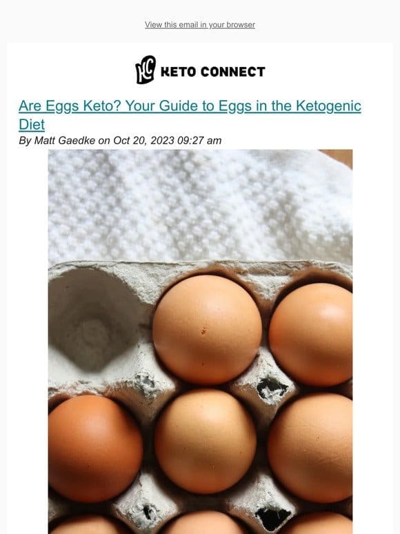 Are Eggs Keto? Your Guide to Eggs in the Ketogenic Diet