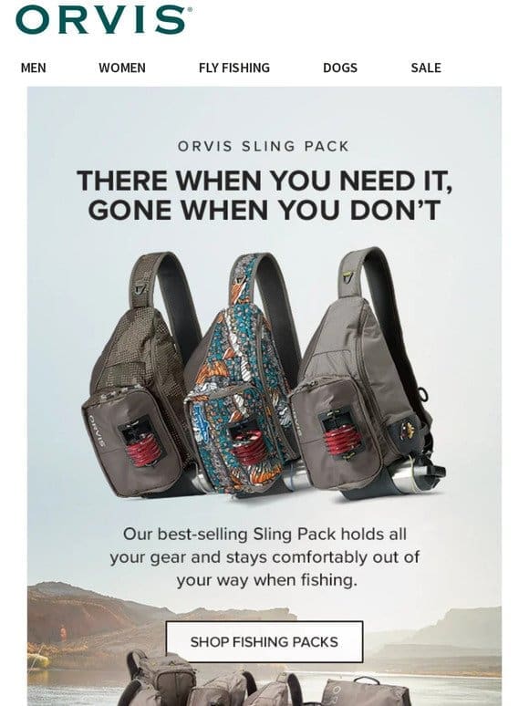 Are you fishing with a Sling Pack?