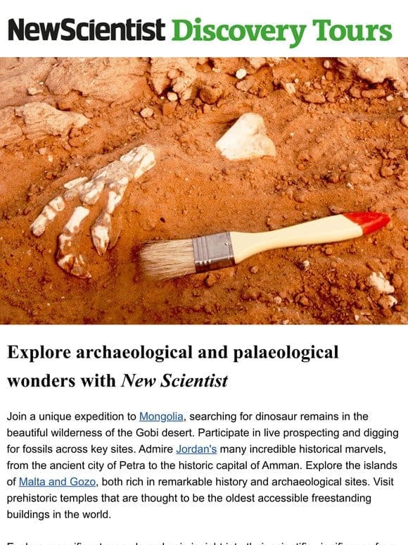 Are you interested in live fossil prospecting?
