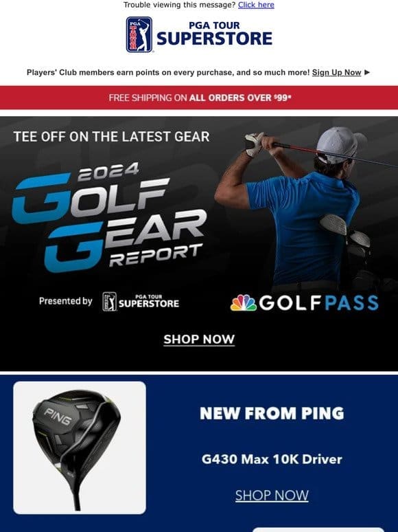 As Seen On: 2024 Golf Gear Report!