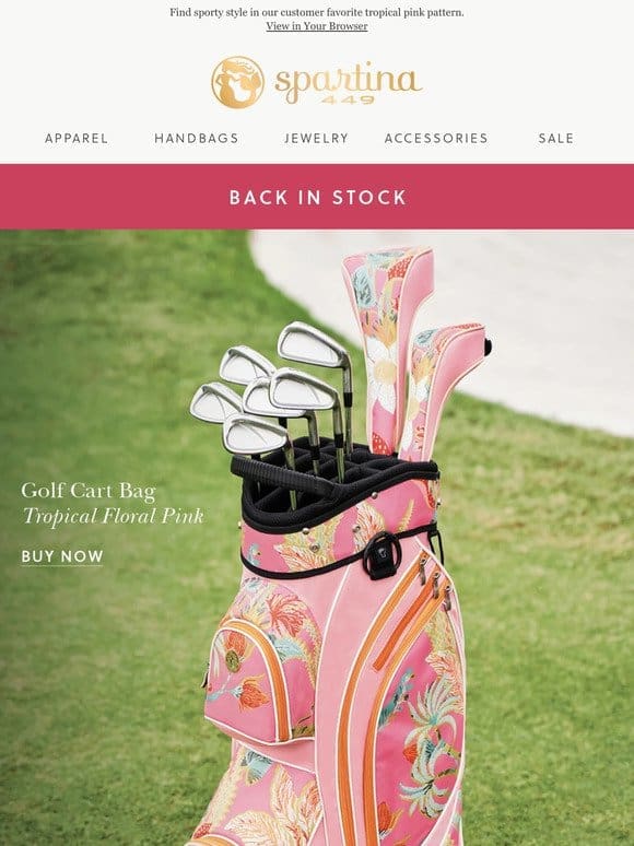 BACK IN STOCK: Best Selling Golf Bag