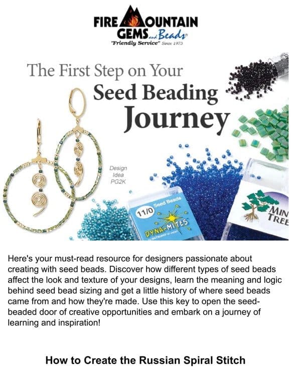 Begin Your Seed Beading Journey