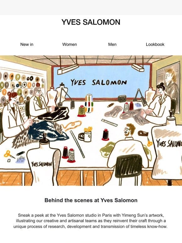 Behind the scenes at Yves Salomon