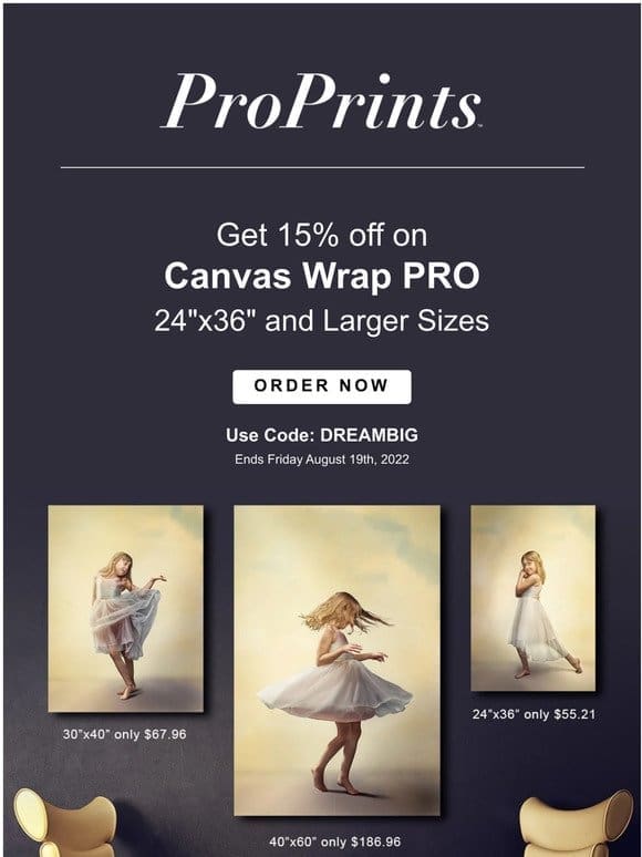 Big Canvas Sizes are on Sale