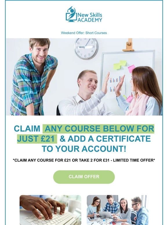 Bitesize Courses: Earn a certificate in just 2HRs
