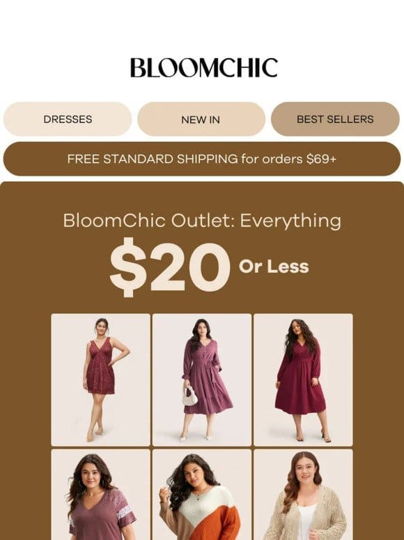 BloomChic Outlet: Everything $20 or Less