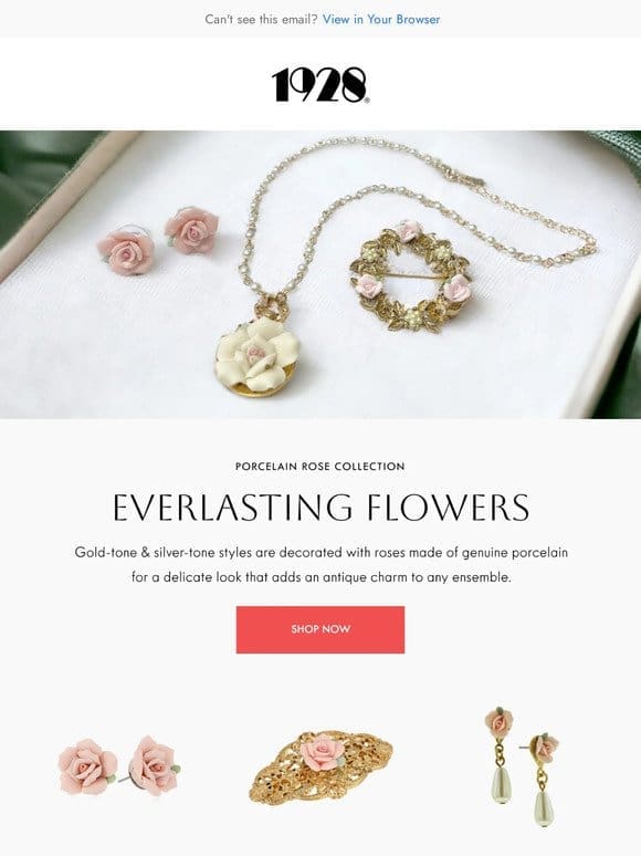 Blossoms that Last: Explore Our Everlasting Flowers Jewelry