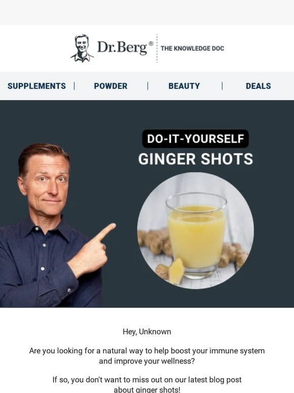 Boost your day with DIY ginger shots