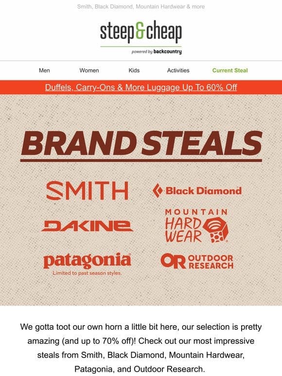 Brand steals