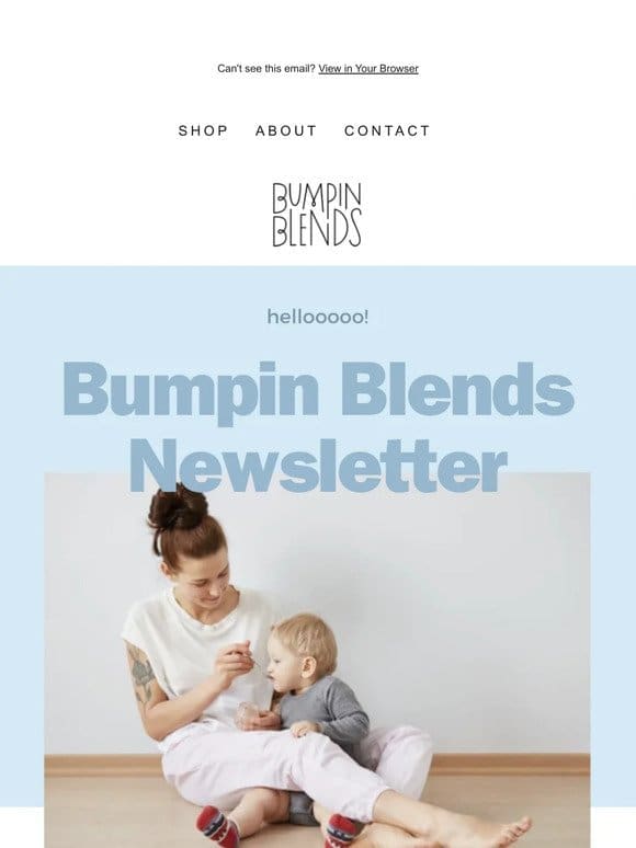 Bumpin Blends Newsletter I PB Cup Smoothie Recipe