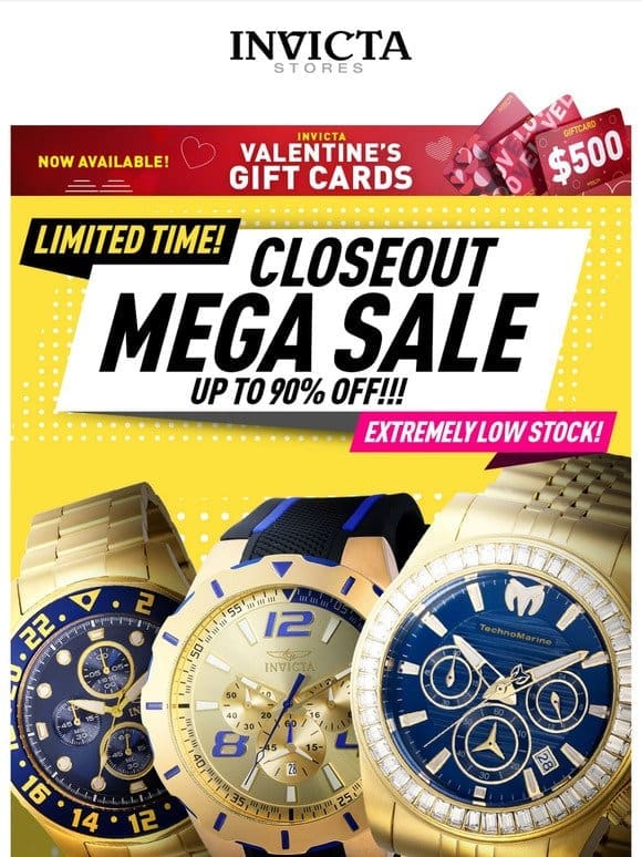 CLOSEOUT MEGA SALE UP TO 90% OFF❗Limited Time❗