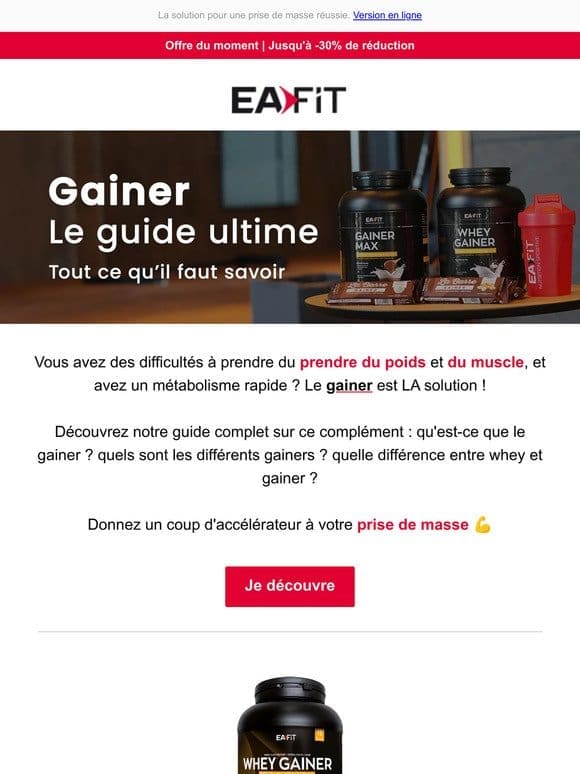[CONSEILS] Gainer : le guide ultime