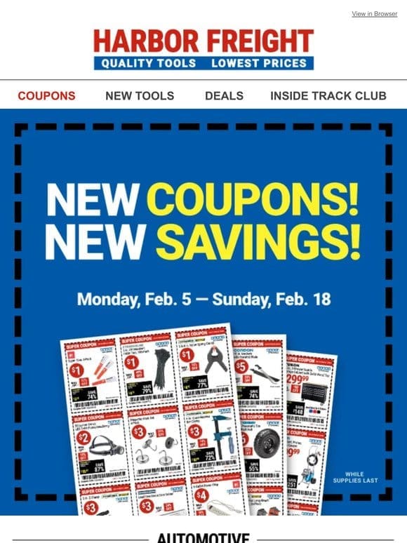 COUPON DEALS on our Top-Selling Items!