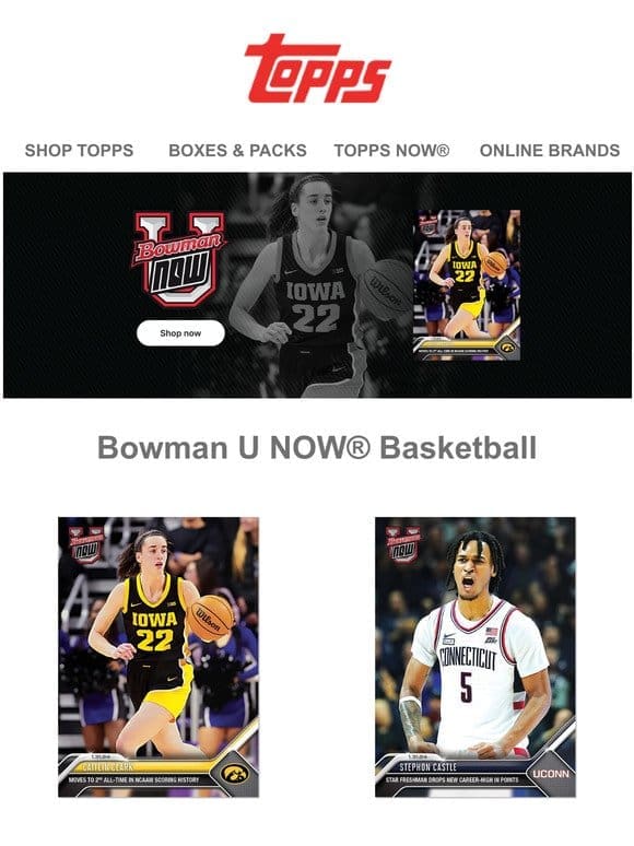 Caitlin Clark Bowman U NOW® Basketball has dropped!