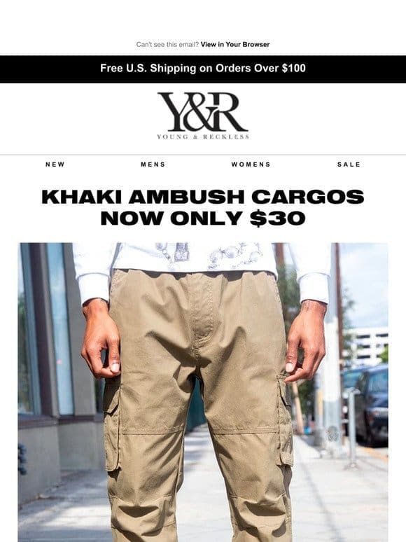 Cargos for $30?? Who’s getting fired