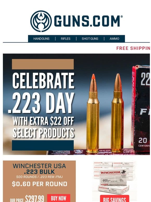 Celebrate .223 Day With This Week’s Deals!