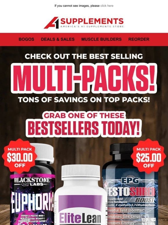 Check Out Best Selling Multi Packs!