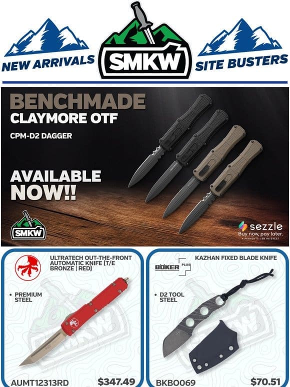 Check Out the New Benchmade Claymore!