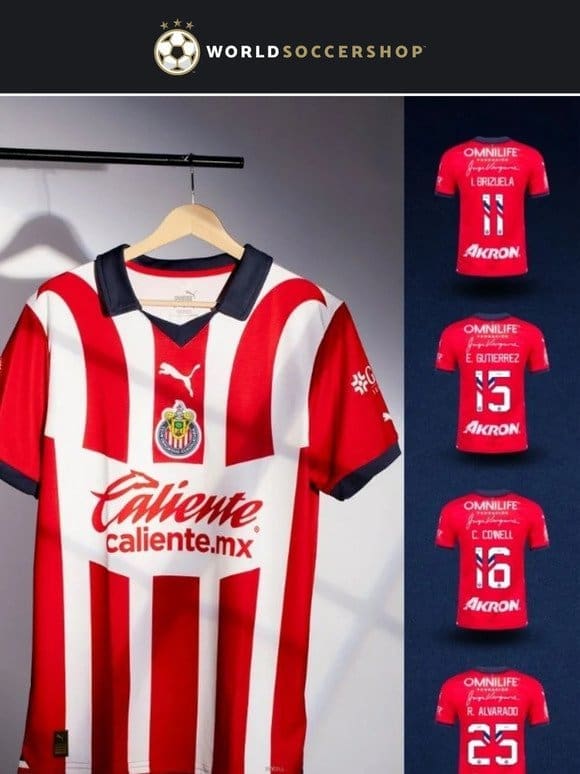 Chicharito Chivas Jerseys Available Now + New Jordans for PSG!