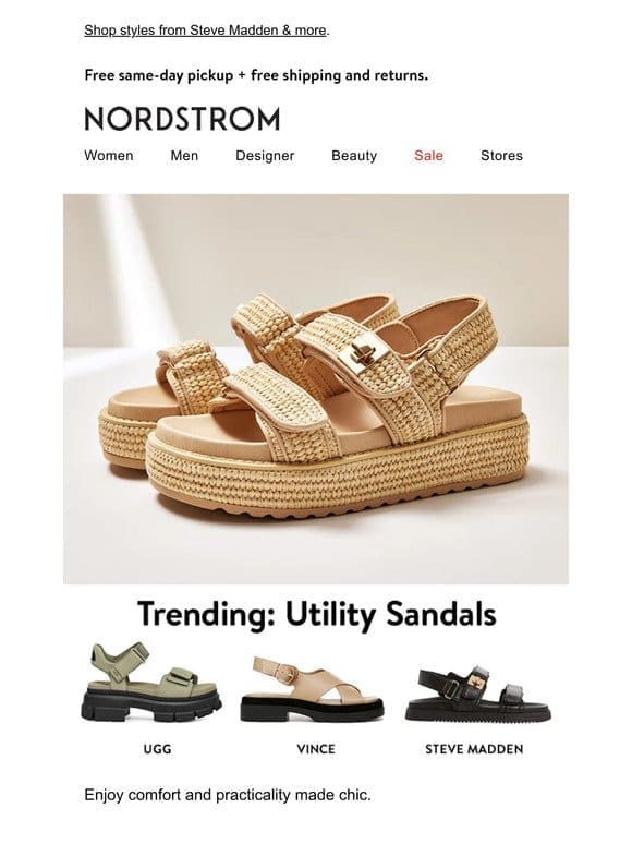 Chunky sandals we ❤️
