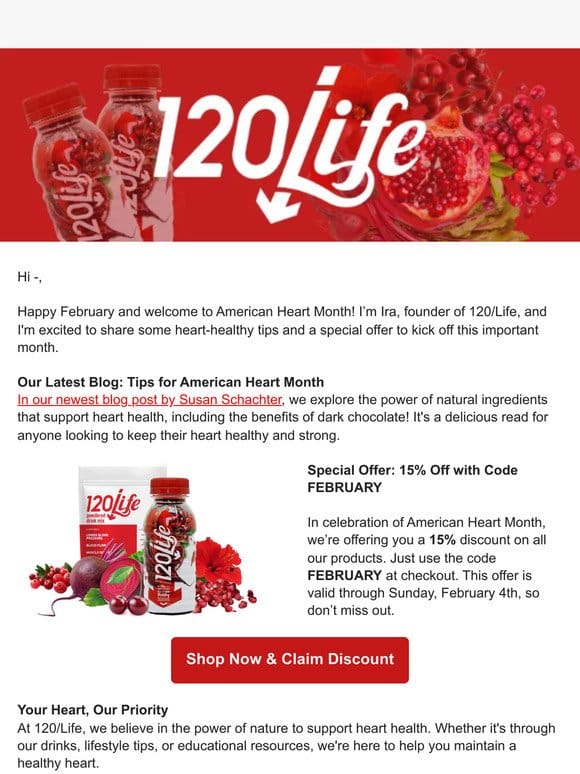Concerned About Your BP This Heart Month? Get 15% Off & Tips Inside!