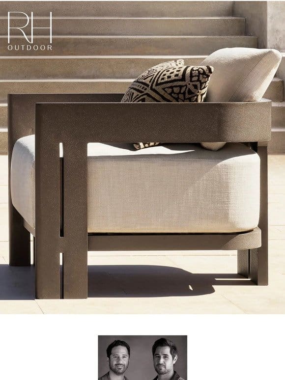 Contemporary Outdoor Collections in Handcrafted Aluminum