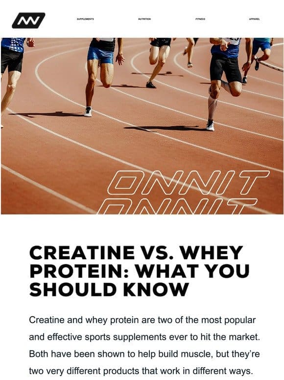 Creatine Vs. Whey Protein: What You Should Know!