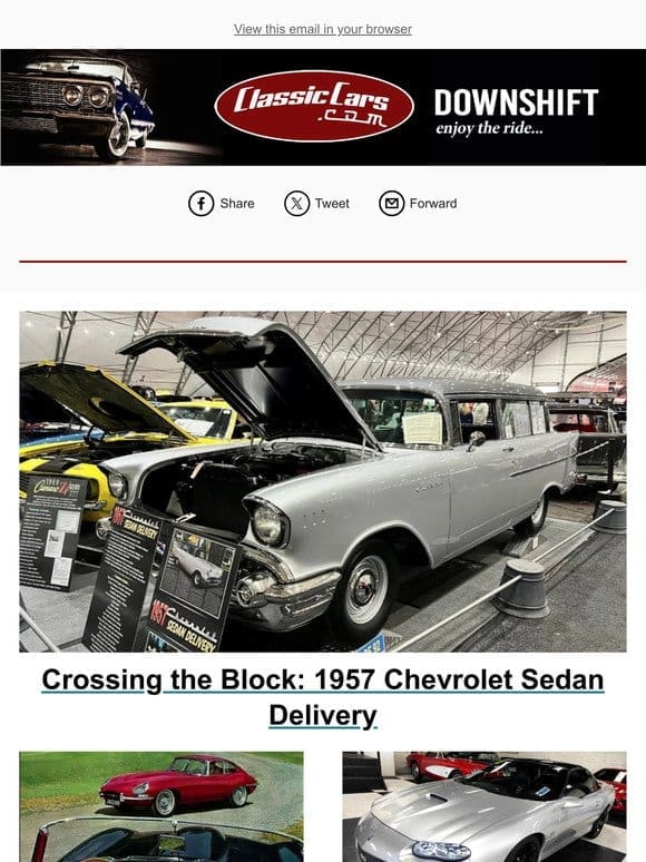 Crossing the Block: 1957 Chevrolet Sedan Delivery