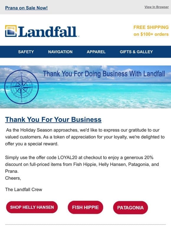Customer Appreciation Offer For You @Landfall