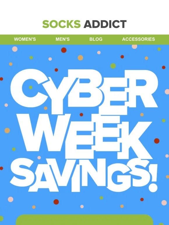Cyber Week Savings…