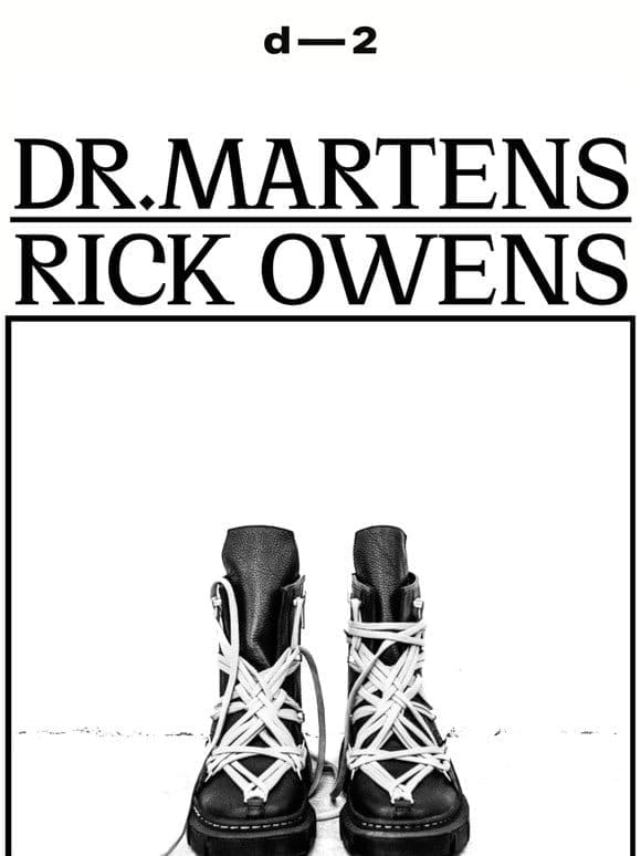 DR.MARTENS x RICK OWENS