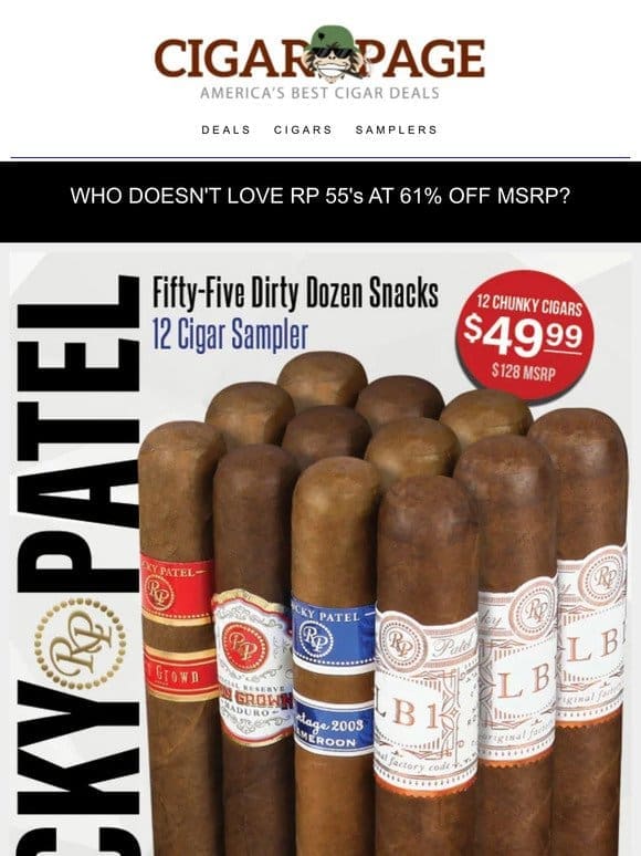 Dadgum it’s cold. But $4 Rocky Patel 55 ringers are hotter than July