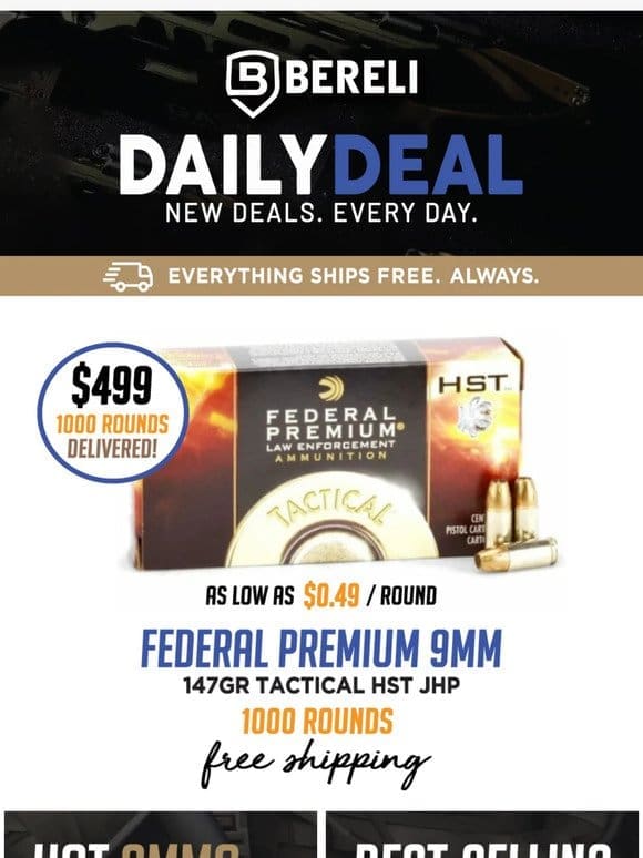Daily Deal ❄️Federal Premium HST Winter Savings!✨❄️