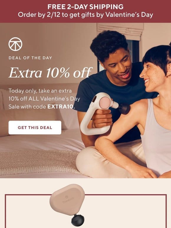 Deal of the Day: Extra 10% off Valentine’s Day Sale