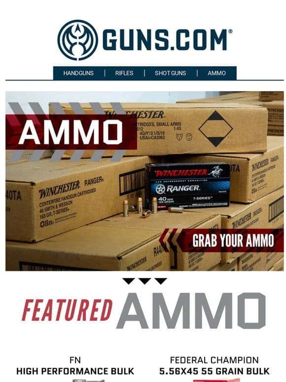 Deals On Ammo You CAN’T Pass Up!