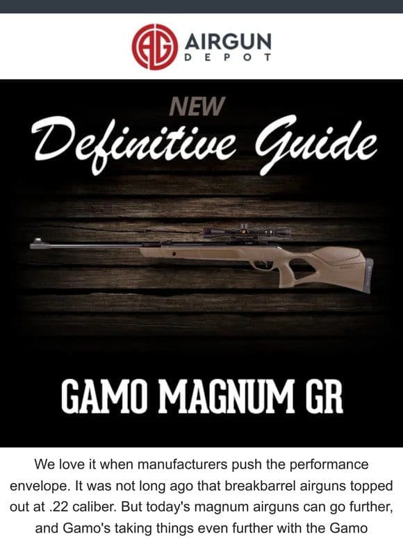 Definitive Guide: Gamo Magnum GR