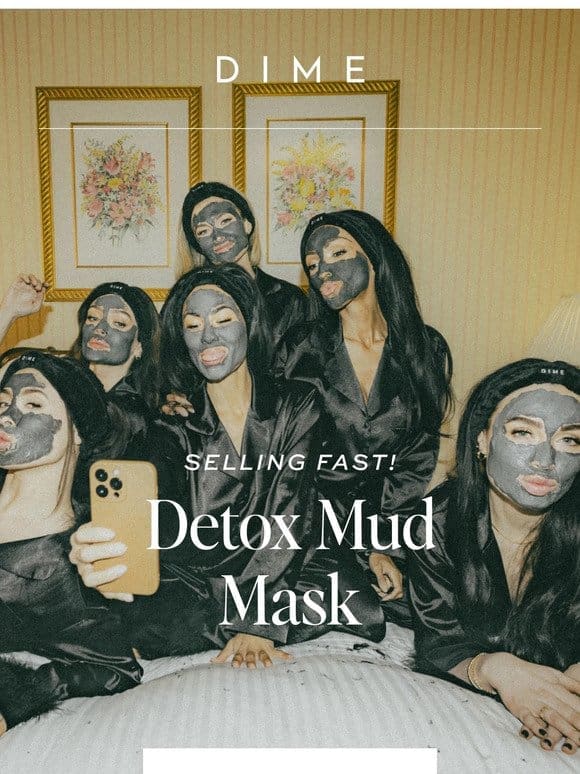 Detox Mud Mask is selling fast!⚡