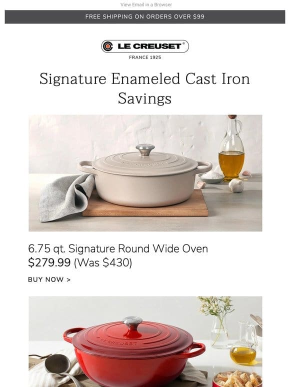 Discover Savings on All Things Cast Iron