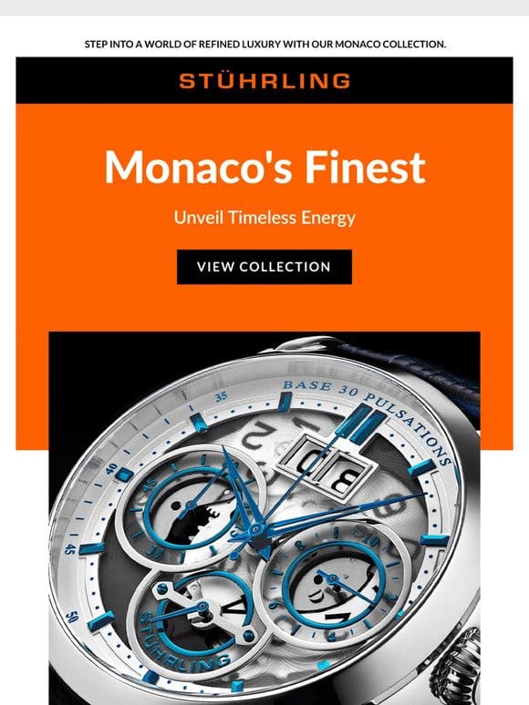 Discover Timeless Dynamism with the Monaco Collection