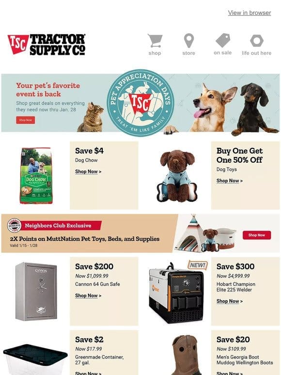 Discover Your Favorite Products at Tractor Supply
