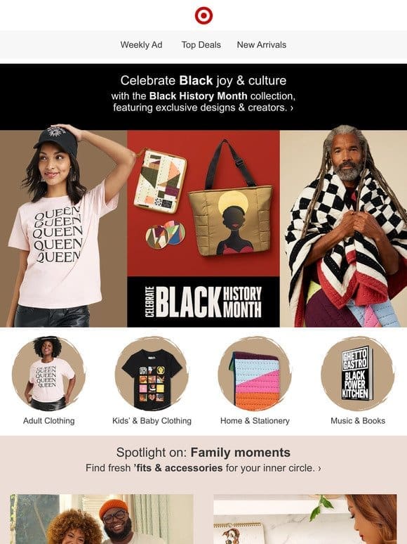 Discover the new Black History Month collection