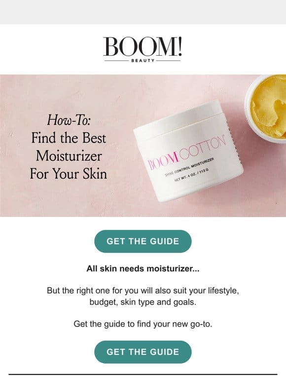 Discover your perfect moisturizer