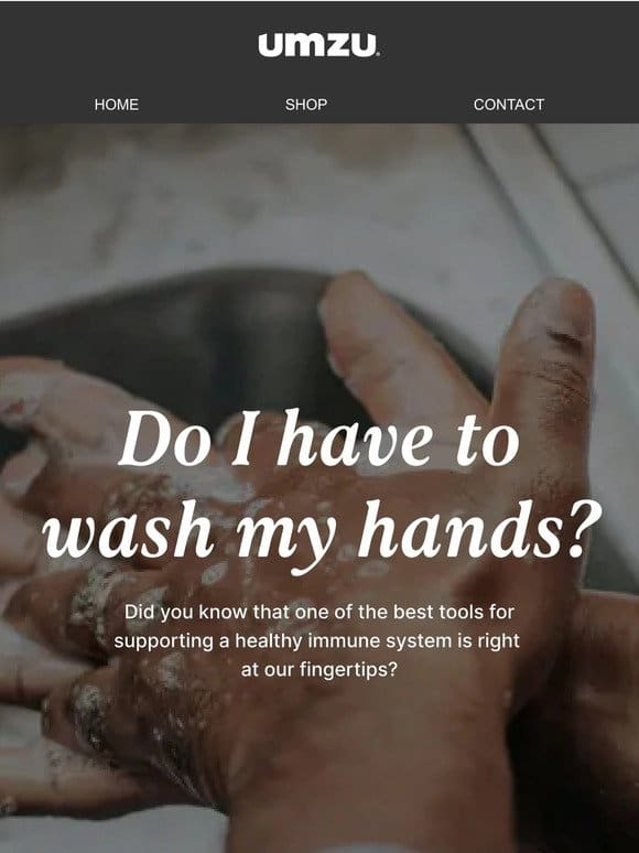 Do I have to wash my hands?   Let’s look at the science